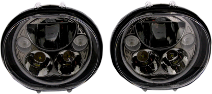 Custom Dynamics TruBeam 5-3/4" LED Headlights 2004-2013 Harley Road Glide FLTRX