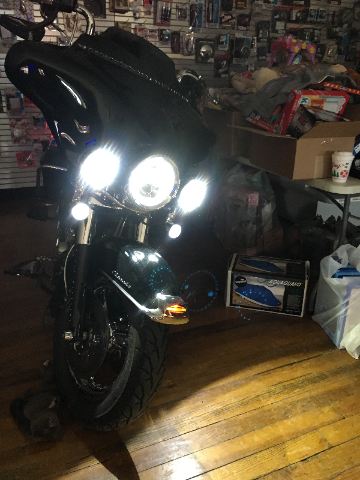 Custom Dynamics TruBeam 7" H4 LED Headlight for 1981-2025 Harley Touring Softail