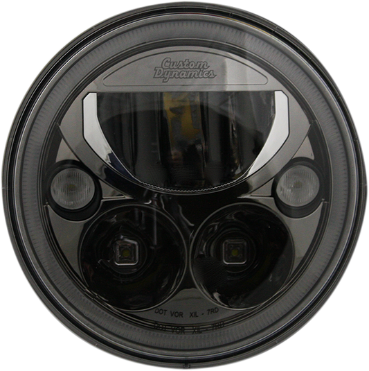 Custom Dynamics TruBeam 7" H4 LED Headlight for 1981-2025 Harley Touring Softail