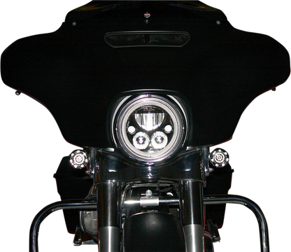 Custom Dynamics TruBeam 7" H4 LED Headlight for 1981-2025 Harley Touring Softail