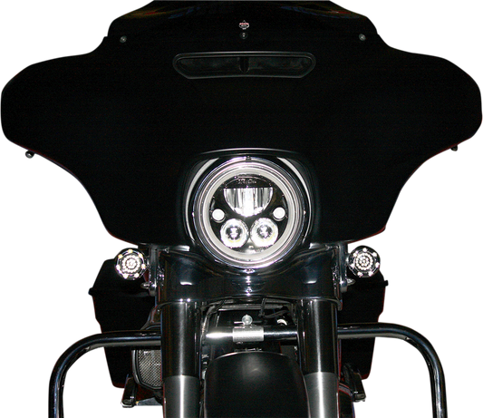 Custom Dynamics TruBeam 7" H4 LED Headlight for 1981-2025 Harley Touring Softail