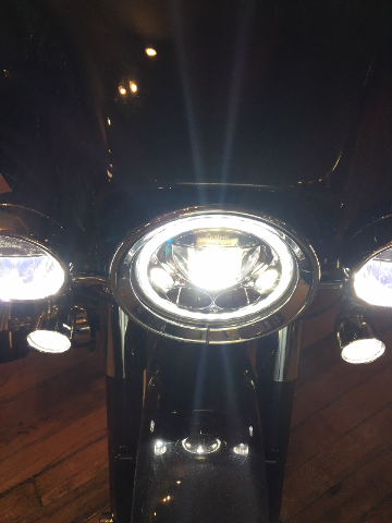 Custom Dynamics TruBeam 7" LED Headlight fits 1981-2025 Harley Touring Softail