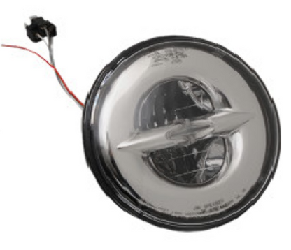 Drag Specialties Chrome 7" LED Headlight 1984-13 Harley Touring Street Road King
