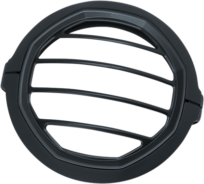 Kuryakyn 6687 5 3/4" Black Dillinger Headlight Trim Ring for 99-19 Harley XL