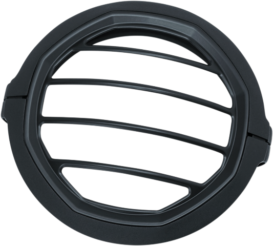 Kuryakyn 6687 5 3/4" Black Dillinger Headlight Trim Ring for 99-19 Harley XL