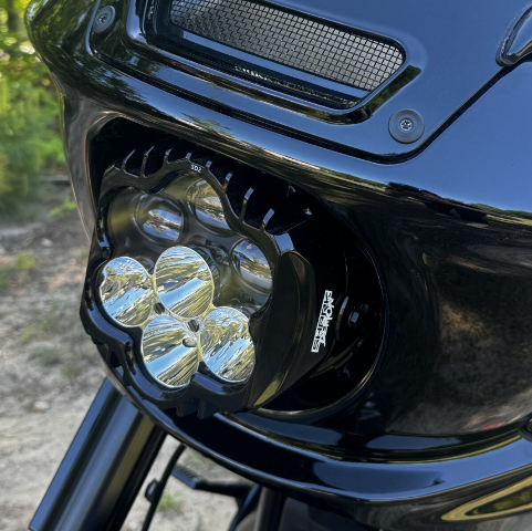 Custom Dynamics Shark Demon 2 LED Headlight Kit 2022-2024 Harley Softail FXLRST