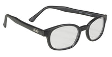 KD's Original Matte 12 Pair Black Frame Clear Lens Old School Biker Sunglasses