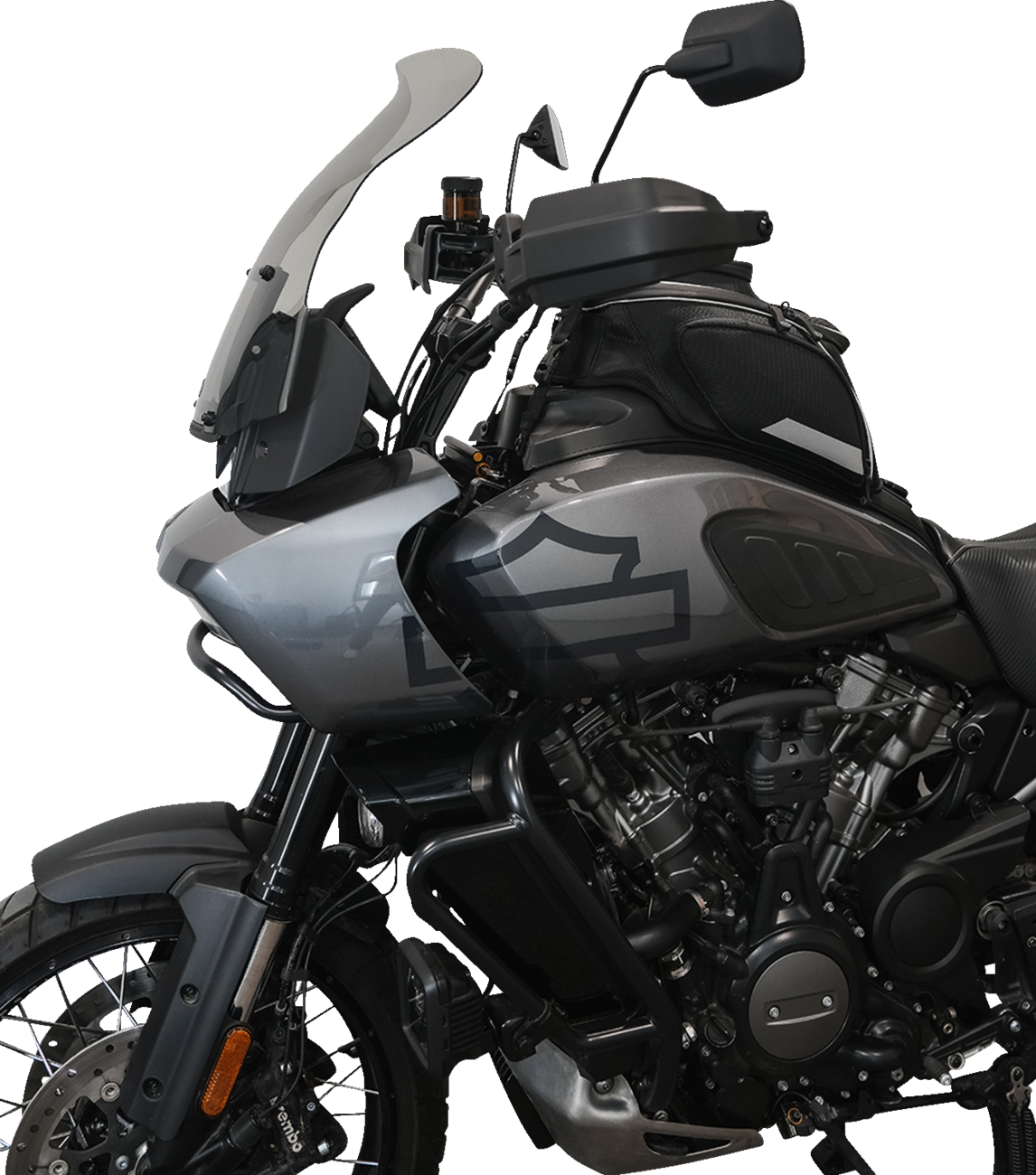 Klock Werks Flare 15.5" Tinted Windshield for 2021-2023 Harley Pan America 1250