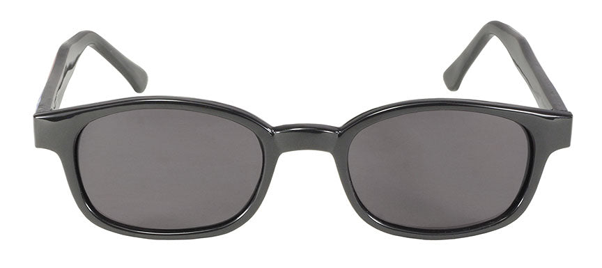 KD's Original 1 Pair  Flag Frame Smoke Lens Old School Biker Sunglasses 20050