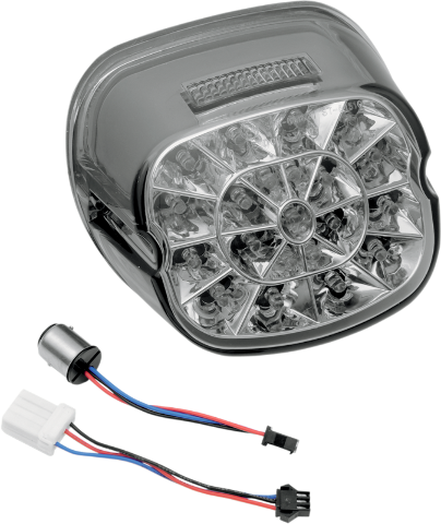 Drag Specialties Web Smoke LED Brake Taillight 1999-2024 Harley FXD FLHX FXR