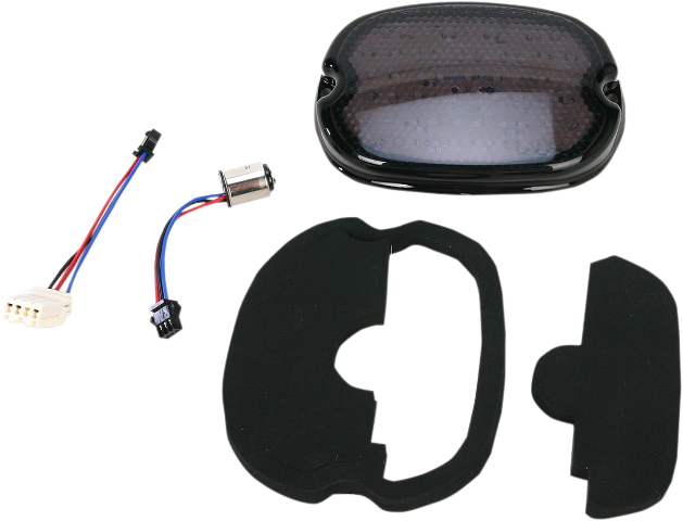 Drag Specialties Smoke Rear Taillight Assembly for 1999-2023 Harley Dyna Touring