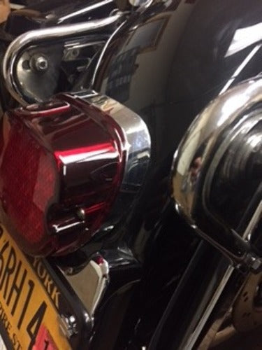 Drag Specialties Red Low Profile LED Taillight Bottom Tag Light 1999-2023 Harley
