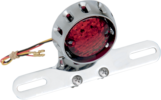 Drag Specialties Custom Motorcycle Bobber LED Taillight & License Plate Mount