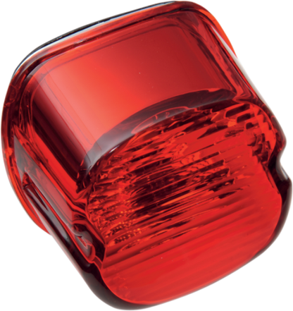 Drag Specialties Red laydown No Tag Taillight Lense 99-04 Harley Dyna Touring XL