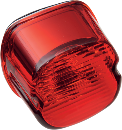 Drag Specialties Red laydown No Tag Taillight Lense 99-04 Harley Dyna Touring XL