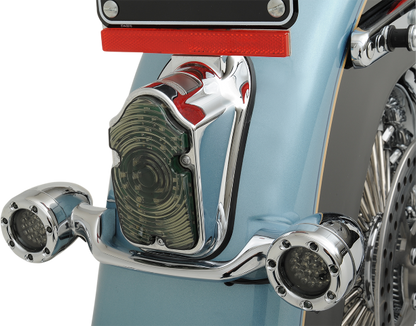 Custom Dynamics Smoked Tombstone Tail Light Lense for 1997-2008 Harley FLSTN