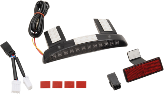 Drag Specialties Smoked LED Half-Moon Tail Light fits 2014-2022 Harley Sportster