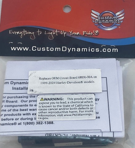 Custom Dynamics Rear Taillight Circuit Board for 1999-2024 Harley Davidson