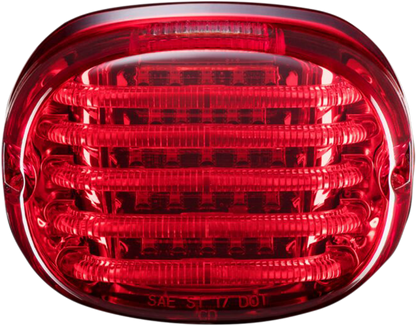 Custom Dynamics Probeam Red LED Squareback Taillight for 1988-24 Harley Davidson