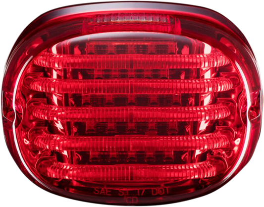 Custom Dynamics Probeam Red LED Squareback Taillight for 1988-24 Harley Davidson