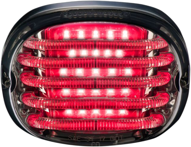 Custom Dynamics Probeam Red LED Smoked Lens Taillight 1988-2024 Harley Davidson