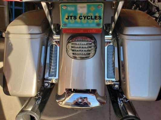 Custom Dynamics Probeam Red LED Smoked Lens Taillight 1988-2024 Harley Davidson