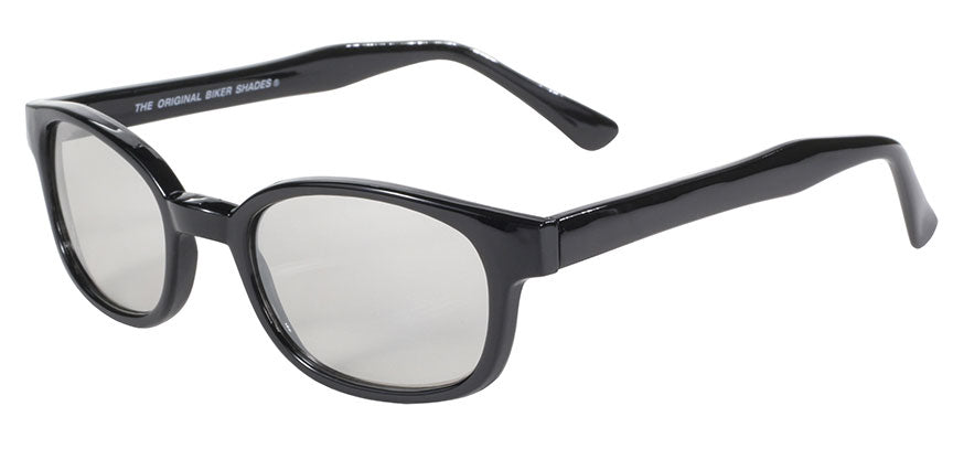 KD's Original 1 Pair Silver Mirror Lens Old School Biker Motorcycle Sunglasses