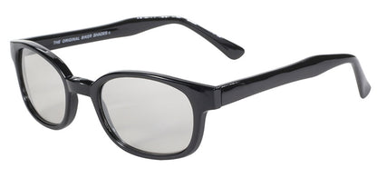 KD's Original 1 Pair Silver Mirror Lens Old School Biker Motorcycle Sunglasses