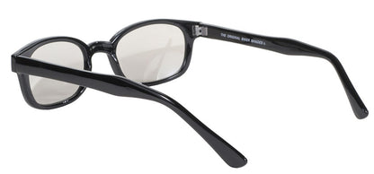 KD's Original 1 Pair Silver Mirror Lens Old School Biker Motorcycle Sunglasses