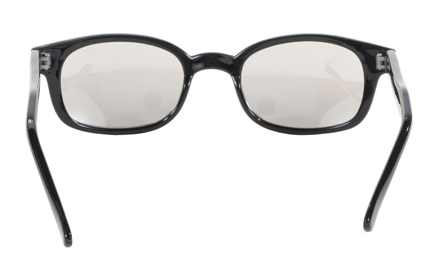 KD's Original 1 Pair Silver Mirror Lens Old School Biker Motorcycle Sunglasses