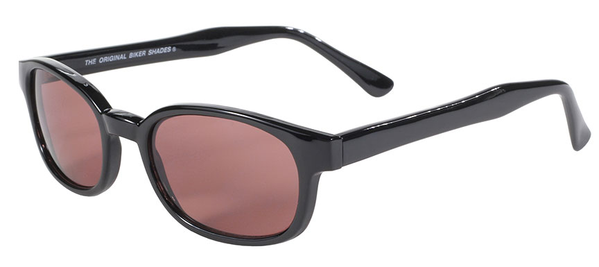 KD's Original 1 Pair Rose Lens Old School Biker Motorcycle Sunglasses 20120