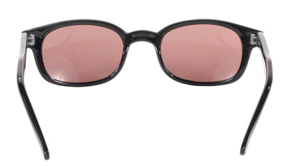 KD's Original 1 Pair Rose Lens Old School Biker Motorcycle Sunglasses 20120