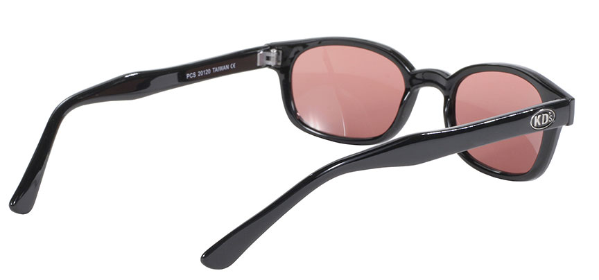 KD's Original 1 Pair Rose Lens Old School Biker Motorcycle Sunglasses 20120