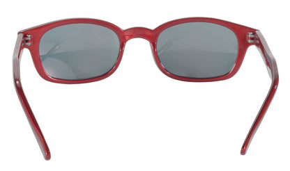 KD's Original 1 Pair Metallic Red Mirror Lens Old School Biker Sunglasses 20124