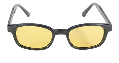 KD's Original 1 Pair Polarized Yellow Lens Old School Biker Sunglasses 20129