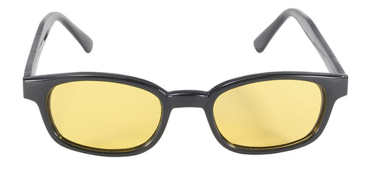 KD's Original 1 Pair Polarized Yellow Lens Old School Biker Sunglasses 20129