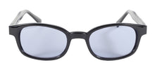 KD's Original 1 Pair Black Light Blue Lens Old School Biker Sunglasses 2012