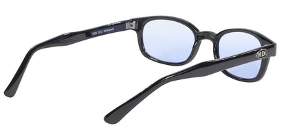 KD's Original 1 Pair Black Light Blue Lens Old School Biker Sunglasses 2012