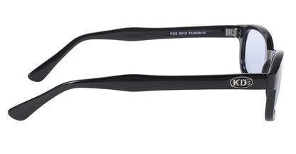 KD's Original 1 Pair Black Light Blue Lens Old School Biker Sunglasses 2012