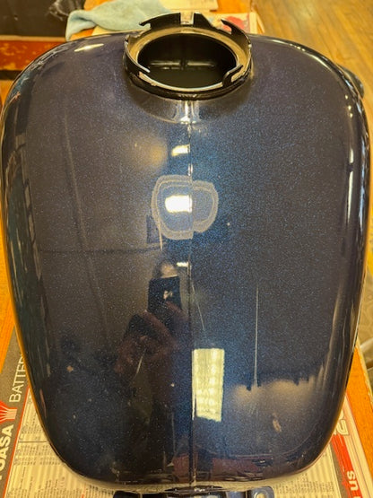 2013 Harley Davidson Ultra Limited Big Blue Pearl & Vivid Black Gas Fuel Tank