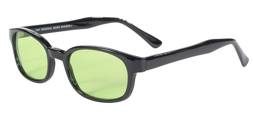 KD's 1 Pair Light Green Motorcycle Old School Biker Sunglasses 2016