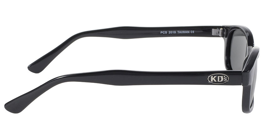KD's 1 Pair Black Polarized Gray Lens Old School Biker Sunglasses 2019