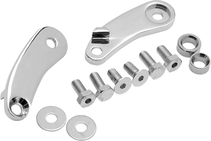 Drag Specialties Chrome Front Turn Signal Relocation Kit 1988-06 Harley Softail