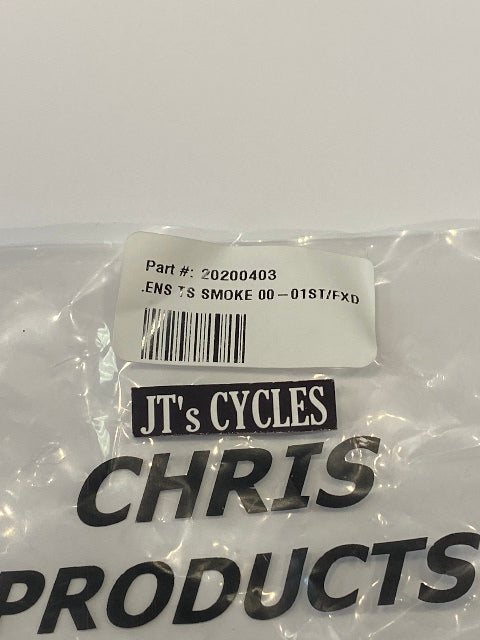 Chris Products Pair Smoked Turn Signal Lens fits 1986-2001 Harley Davidson