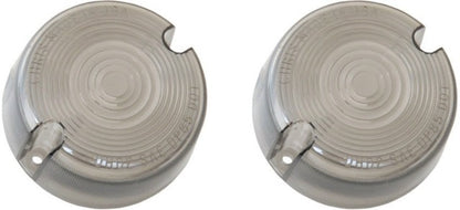 Chris Products Pair Smoked Turn Signal Lens fits 1986-2001 Harley Davidson