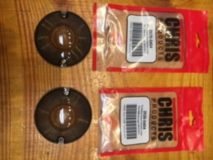 Chris Products Pair Smoke Turn Signal Lens fits 1999-2020 Harley FLT FLHT FXRT