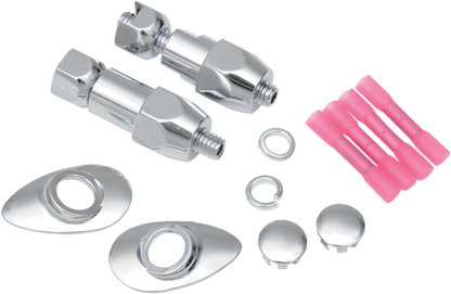 Drag Specialties Chrome Rear Turn Signal Relocation Kit 2003-2017 Harley Softail