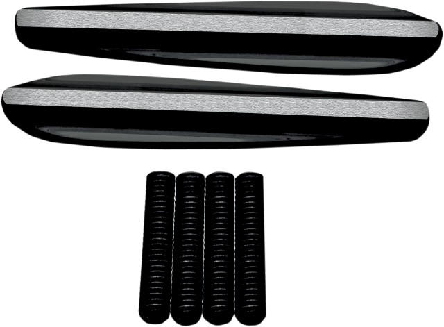 Covingtons Black Pair Front Turn Signal Eliminators 98-13 Harley Touring FLTR