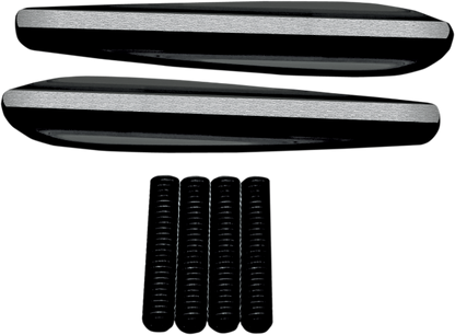 Covingtons Black Pair Front Turn Signal Eliminators 98-13 Harley Touring FLTR