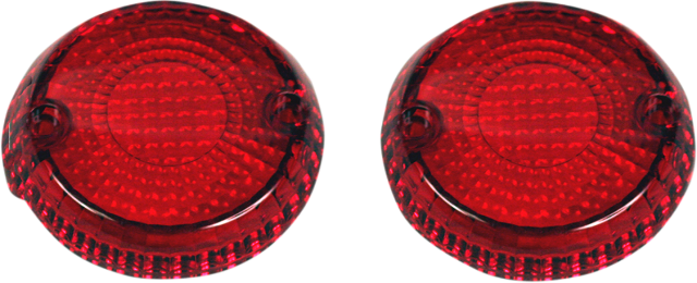 Custom Dynamics Red Motorcycle Turn Signal Lens 2002-2008 Vulcan 900 1500 1600